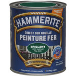 Peinture direct sur rouille laqu� vert basque 0, 75 l - ral 6005 - hammerite