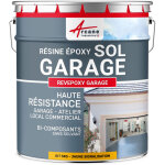 Peinture epoxy, garage, sol, atelier, local, commercial, magasin : revepoxy garage - 5 kg (jusqu'� 16 ...