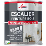Peinture pour escalier en bois - 1 kg gris mortier - ral 060 60 05 - arcane industries
