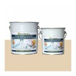 Matpro - peinture tanche & lastique pour protection faade - 2. 5 kg beige