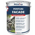 Peinture facade - pot 1 l - 7030 - gris pierre metaltop