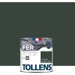 Tollens - peinture fer extrieure 2 en 1 - ultra rsistante, schage rapide et antirouille brillant - ...