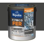 Ripolin - peinture fer glycro xpro3 fer brillant brun normand 2 l