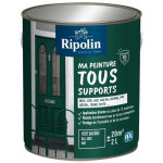 Peinture multi - supports ripolin vert basque ral 6005 2l mat