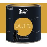 Dulux valentine - peinture murs & boiseries pure jaune 0, 5 l