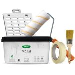 Peinture - pectro - monocouche - blanc - 4l - kit complet pour murs et plafonds int�rieurs