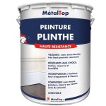 Peinture plinthe - pot 1 l - 9018 - blanc papyrus metaltop Peinture plinthe - pot 1 l - 9018 - blanc papyrus metaltop