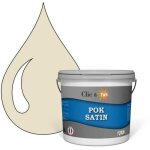 Peinture - pok - satin - 5l - satin� - acrylique - vanille