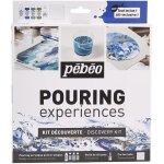 Peinture pouring - p�b�o - kit d�couverte - 4 tubes 59ml - acrylique - mixte