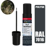 Peinture de retouche avec pinceau 12 ml pour r�parer les rayures ral 7016 gris brillant