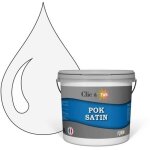 Peinture satin - pok - blanc oxyd� - 5l - 50m� - acrylique