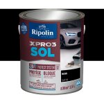 Peinture pour sol intrieur et extrieur - satin - 2, 5l - noir - ripolin