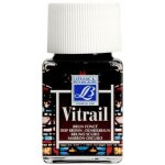 Peinture verre lefranc & bourgeois vitrail brun fonc� n�102