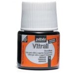 Peinture vitrail - pebeo - orange - 45ml - brillant - transparent