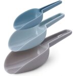 Pelle � glace multifonction en plastique, pelle � farine domestique �paissie, conception embo�table