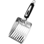 Pelle inox 25, 2�10, 8 cm, poign�e plastique, pour chats, chiens, lapins, hamsters