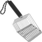 Pelle � liti�re pour chat, robuste et durable, en m�tal, tamis en acier inoxydable, robuste, pour bac ...