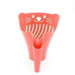 Pelle � liti�re - grand trou, vertical, rose - 15x20x5cm