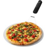Pelle à pizza en acier inoxydable - élévateur à pizza - glissière ronde pour pizza - spatule a pizza ... Pelle à pizza en acier inoxydable - élévateur à pizza - glissière ronde pour pizza - spatule a pizza ...