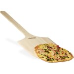 Pelle à pizza en bois avec poignée hxlxp: 1 x 30 x 78 cm pour mettre au four, nature - relaxdays Pelle à pizza en bois avec poignée hxlxp: 1 x 30 x 78 cm pour mettre au four, nature - relaxdays