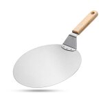 Pelle a pizza avec poigne en bois spatule pizza 43cm x 25 . 5cm - pelle pizza en aluminium de haute ...