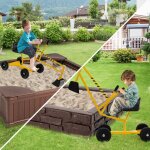 Pelles � sable pour enfants jouet de bac � sable avec commandes � 2 mains & pelle flexible si�ge rotatif ...