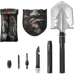 Pelle de survie, outil multifonction pliable 8 en 1 pour les aventures en plein air - mophorn Pelle de survie, outil multifonction pliable 8 en 1 pour les aventures en plein air - mophorn