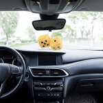 D�s en peluche suspendus � la voiture d�coration int�rieure de la voiture mur int�rieur surface du r�frig�rate ...