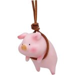 Pendentif de r�troviseur de voiture cochon porte - bonheur suspendu accessoires d'int�rieur de voiture ...