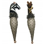 Pendentif sapin de nol animaux mix 23 cm