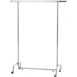 Penderie portant porte - vtements sur roulettes hauteur 160 cm largeur 100 - 190 cm en acier inoxydable ...