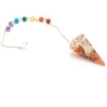 Pendule chakra pouvoir orgonite - bouddha - vendu par 1