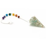 Pendule chakra pouvoir orgonite - om - vendu par 1