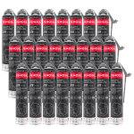 Lot de 24 mousses colle universelle speedfix construction 878 pistolable 690ml penosil