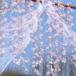 Peny - guirlande de fleurs de cerisier artificielles à suspendre en soie de vigne décoration de fête ... Peny - guirlande de fleurs de cerisier artificielles à suspendre en soie de vigne décoration de fête ...