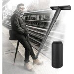 Peny - tabouret pliant portable charge maximale 200 kg tabouret télescopique réglable en hauteur pour ... Peny - tabouret pliant portable charge maximale 200 kg tabouret télescopique réglable en hauteur pour ...