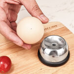 Perceur d'oeufs en acier inoxydable, pique oeuf perforatrice 1 trou, coupe oeuf � la coque d'oeuf s�parateur, ...