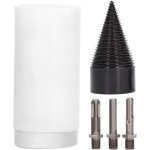 Perceuse de fendeuse de b�ches de bois de chauffage, 4 pi�ces de m�ches de bois de chauffage pour fendeuse ...