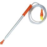 Perche t�lescopique en acier inoxydable pour pulv�risateur de jardin �lectrique. rallonge robuste et ...