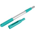 Perche tlescopique de piscine 3 sections en aluminium abs avec poigne pour filet de nettoyage