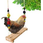 Perchoir balan�oire �chelle pour poules poussins volailles grands oiseaux perroquets accessoire poulailler ...