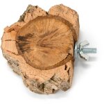 Perchoir en chne - lige naturel bioterr, tagre en pltre
