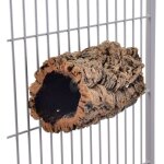 Perchoir ou grotte naturelle en �corce de ch�ne - li�ge, taille s - pour perroquets moyens et petits