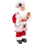 P�re no�l en habit de patissier h 45 cm - feeric christmas