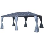 Hesperide - pergola autoportante belize graphite 3, 6 x 6m en aluminium et polycarbonate - hespéride Hesperide - pergola autoportante belize graphite 3, 6 x 6m en aluminium et polycarbonate - hespéride