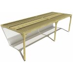 Pergola bois ? 9m x 3m ? adoss�e ? sens largeur ? lames orientables bioclimatiques incluses ? livraison ...