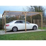Habrita - pergola foresta thonon 15, 06m2 en bois épicéa thermo chauffé avec couverture pvc Habrita - pergola foresta thonon 15, 06m2 en bois épicéa thermo chauffé avec couverture pvc