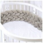 Perle rare oreiller oreiller literie oreiller tressé torsadé à trois brins 2m gris Perle rare oreiller oreiller literie oreiller tressé torsadé à trois brins 2m gris