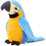 Perroquet ara parlant r�p�tez ce que vous dites, jouet en peluche, enregistrement �lectronique, oiseau ...