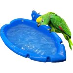 Perroquet bo�te de bain salle de bain mangeoire bains d'oiseaux baignoire perroquet cage suspension bo�te ...